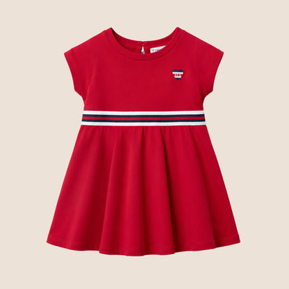 VESTIDO CON DETALLE A CONTRASTE BEBE MAYORAL