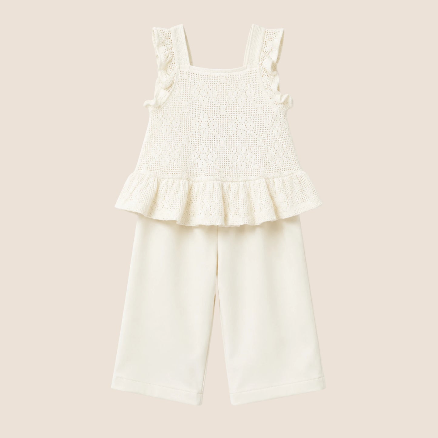 CONJUNTO PANTALON Y TOP CROCHET BEBE MAYORAL