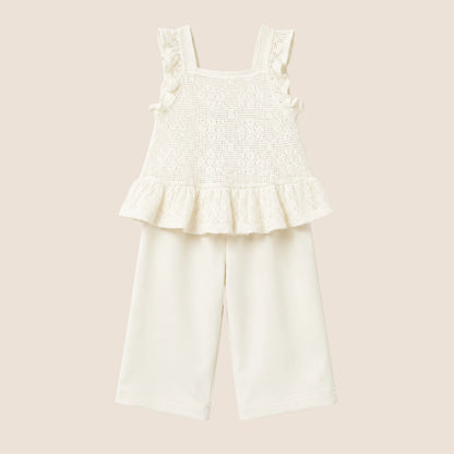 CONJUNTO PANTALON Y TOP CROCHET BEBE MAYORAL