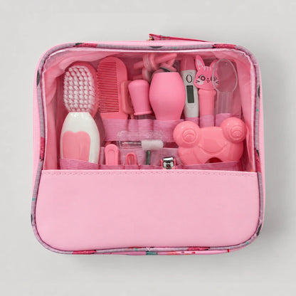 KIT DE CUIDADO E HIGIENE PARA BEBÉ - SET COMPLETO DE ASEO INFANTIL - ROSADO