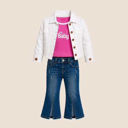 CONJUNTO DENIM TIRAS 3 PIEZAS