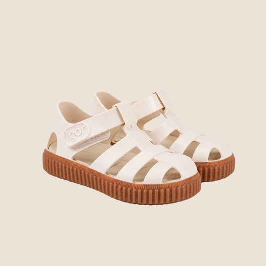 SANDALIAS IGOR - COLOR MARFIL