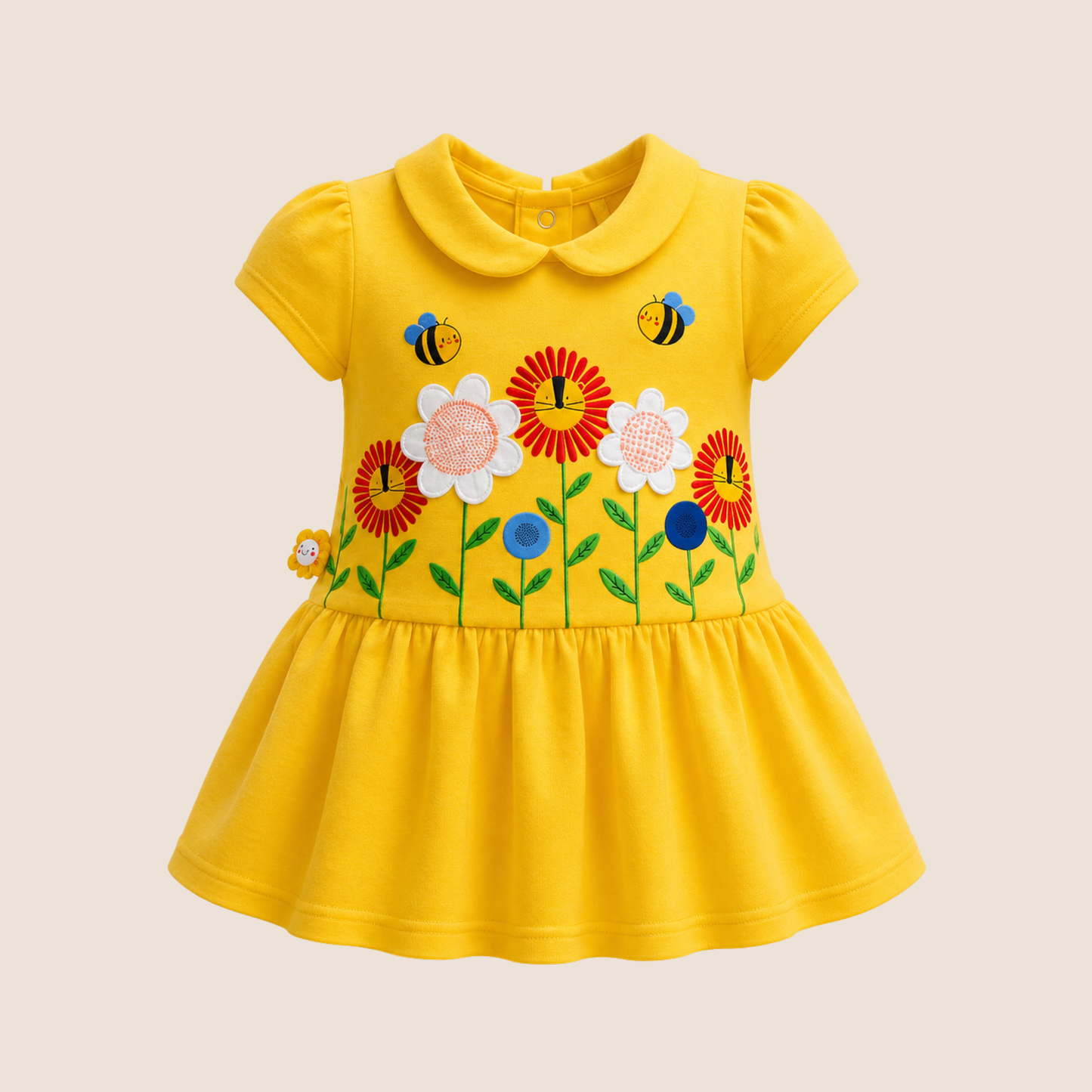 VESTIDO LEONCITO CON CUELLO