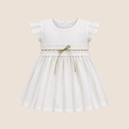 VESTIDO DETALLES DORADOS