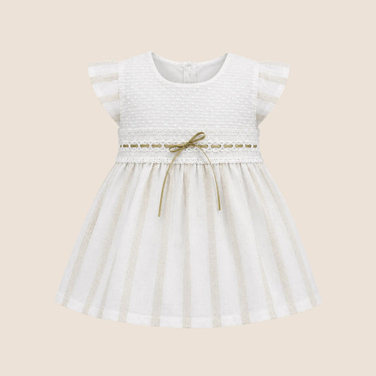 VESTIDO DETALLES DORADOS