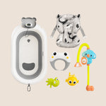 BAÑERA PLEGABLE EN COMBO-GRIS