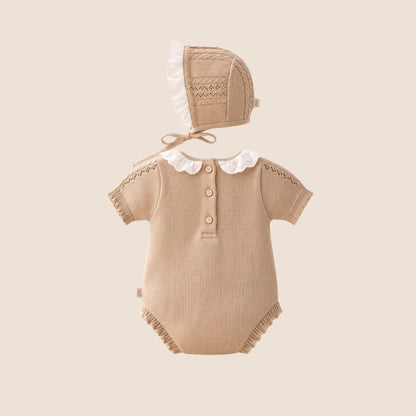 ENTERIZO PRINCESS- BEBÉ FELIZ BEIGE