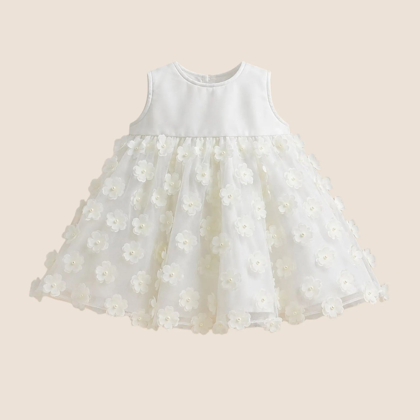 VESTIDO TULL FLORES- BORDINO
