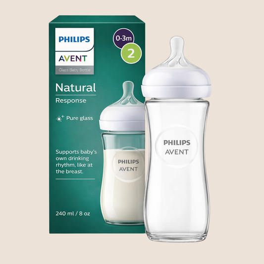 TETERO VIDRIO - PHILIPS AVENT NATURAL RESPONSE - 240ML (8 OZ)