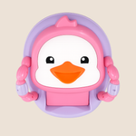VASENILLA ENTRENADOR PARA BEBE DISEÑO DE PATITO CON RESPALDO