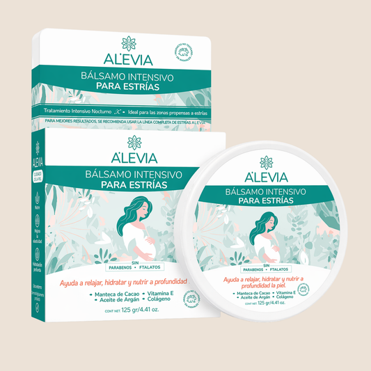 BALSAMO INTENSIVO PARA ESTRIAS ALEVIA - REPARACION PROFUNDA Y CUIDADO NOCTURNO
