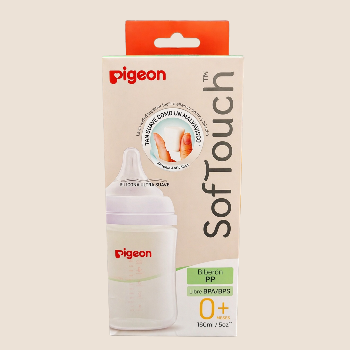 BIBERON PIGEON SoftTouch™ - DISEÑO PREMIUM - 4 OZ
