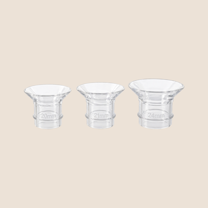BRIDAS DE AJUSTE / INSERTO DE SILICONA PARA EXTRACTORES DE LECHE