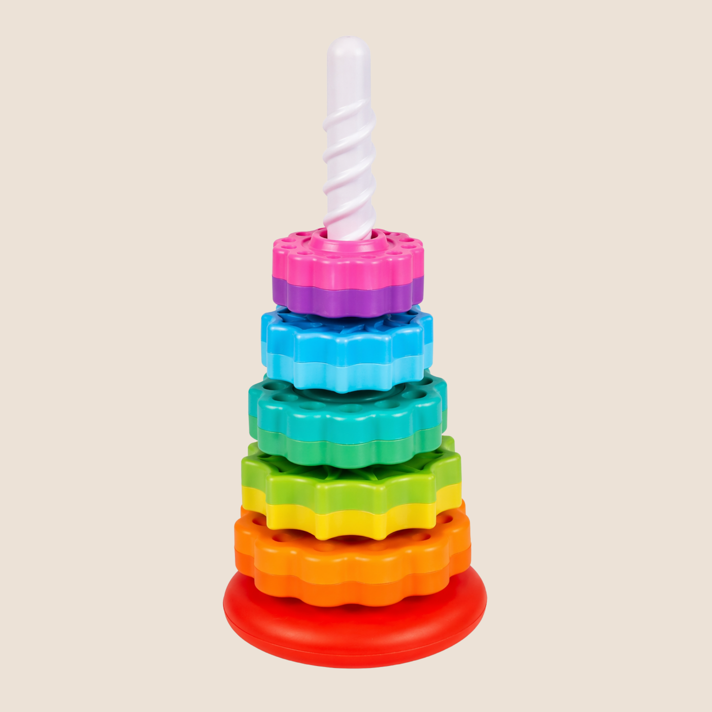 TORRE APILABLE GIRATORIA RAINBOW - DIVERSION, COLOR Y ESTIMULACION