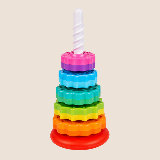 TORRE APILABLE GIRATORIA RAINBOW - DIVERSION, COLOR Y ESTIMULACION