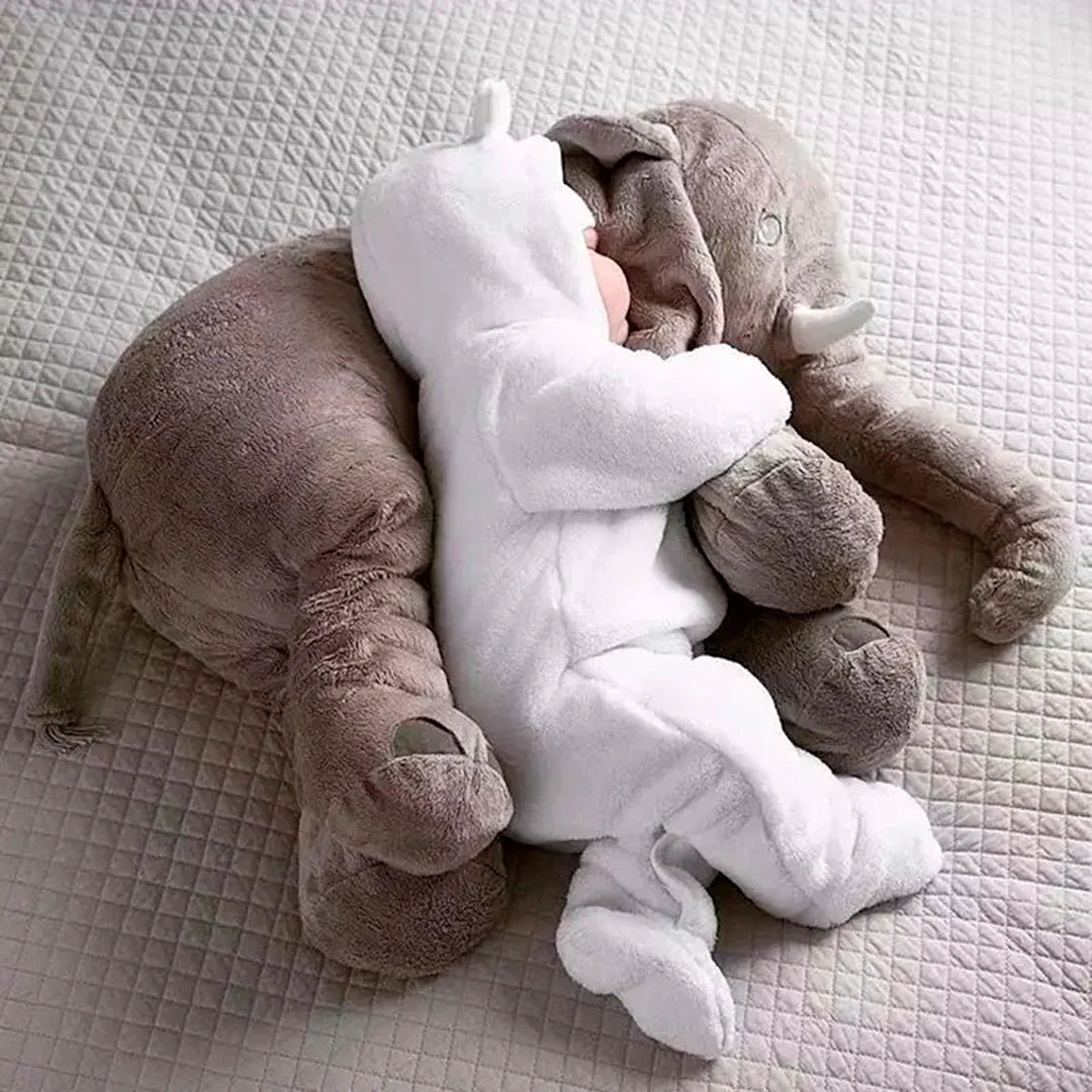 PELUCHE ELEFANTE ALMOHADA ANTIREFLUJO CON ILUMINACIÓN - 100% ANTIALÉRGICO COLOR GRIS