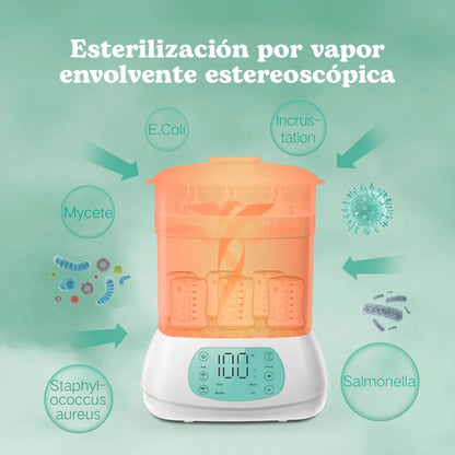 ESTERILIZADOR Y SECADOR A VAPOR PARA TETEROS - PUPI