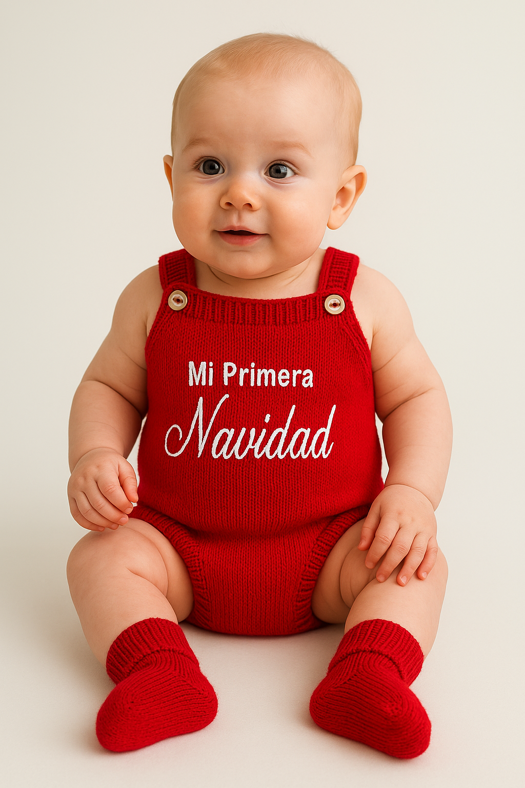 OVEROL TEJIDO “MI PRIMERA NAVIDAD”