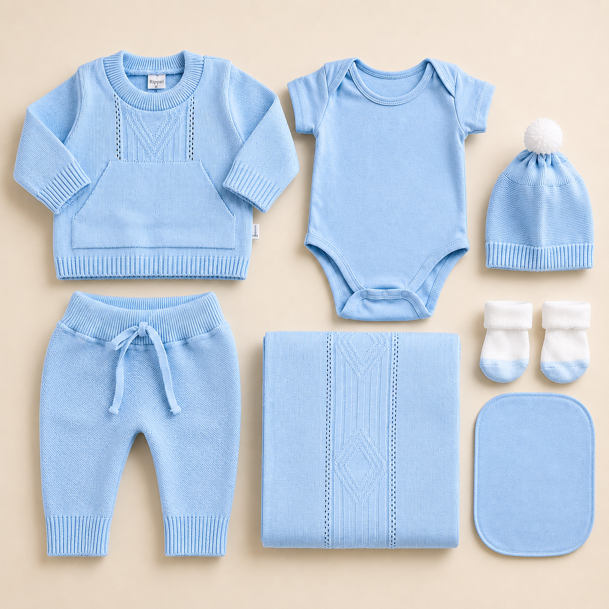 PRIMER DÍA TEJIDO REF. ALANA- AZUL MARA BABY