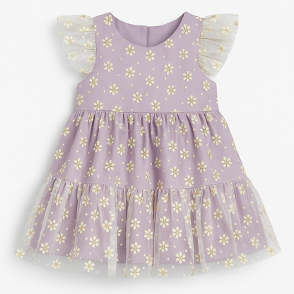 VESTIDO DE FLORES TUL MARTIN@S