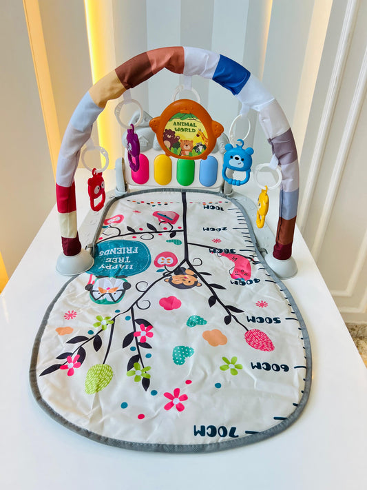 GIMNASIO MUSICAL INTERACTIVO PARA BEBE CON PIANO Y TAPETE DE ESTIMULACION