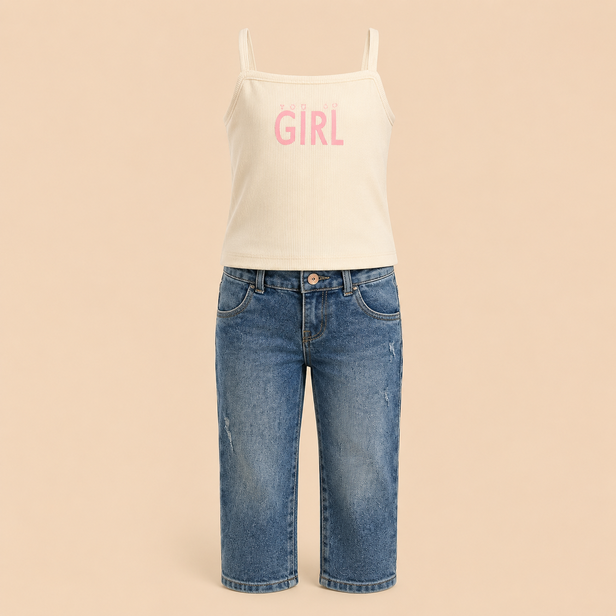 ⭕️ CONJUNTO 2 PIEZAS GIRL BLANCO| MARA BABY
