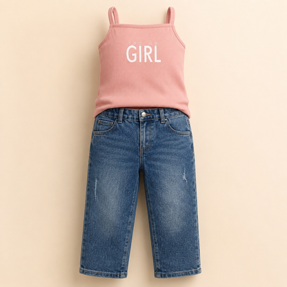 ⭕️ CONJUNTO 2 PIEZAS GIRL ROSA|MARA BABY