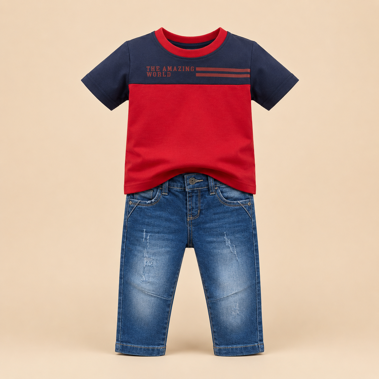 ⭕️ CONJUNTO 2 PIEZAS ROJO THE AMAZING | MARA BABY