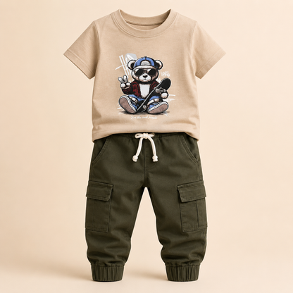 ⭕️ CONJUNTO OSO BEIGE |MARA BABY