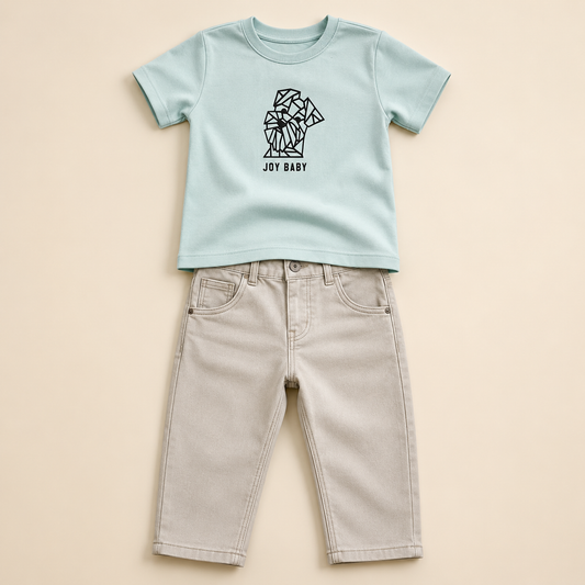 ⭕️ CONJUNTO 2 PIEZAS  DOG VERDE|MARA BABY