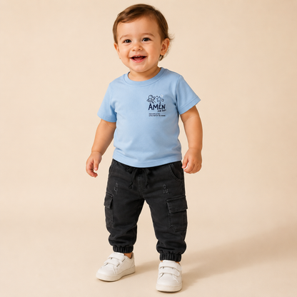 ⭕️ CONJUNTO 2 PIEZAS AMÉN AZUL | MARA BABY