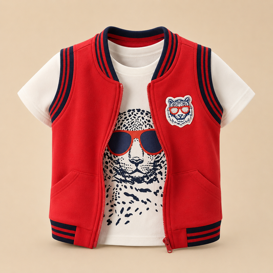 ⭕️ BUZO 2 PIEZAS TIGRE ROJO| MARA BABY
