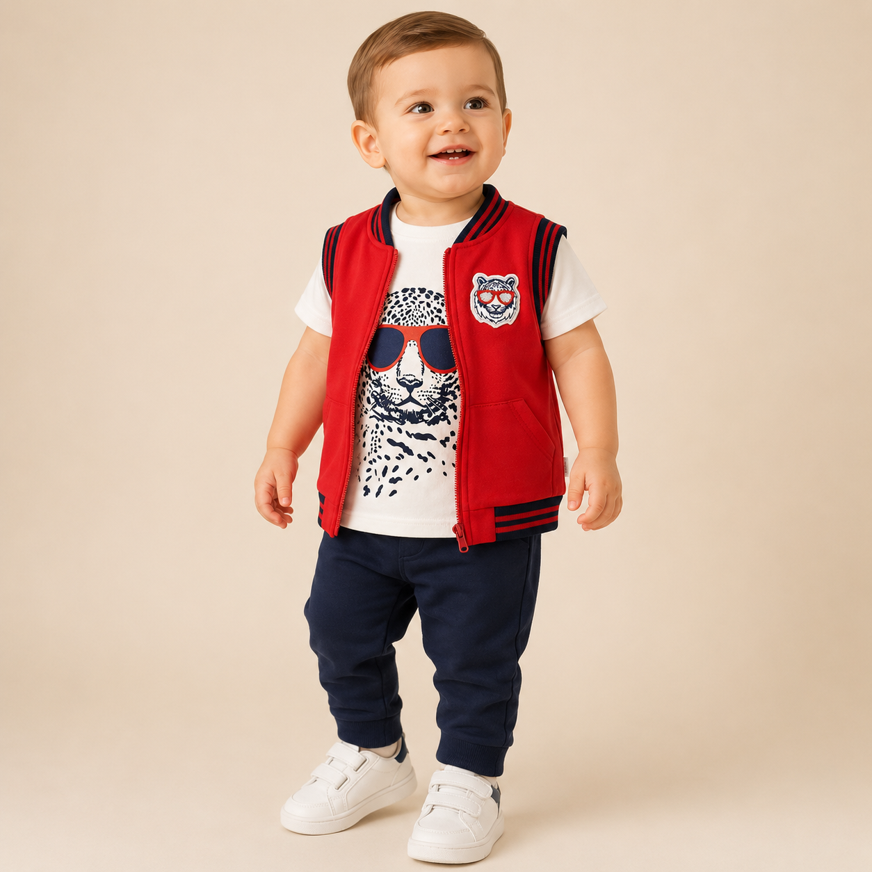 ⭕️ BUZO 2 PIEZAS TIGRE ROJO| MARA BABY