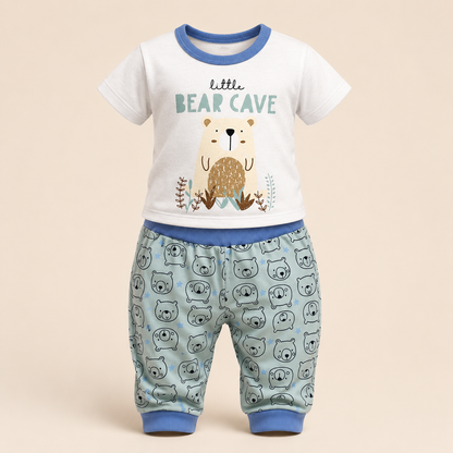 ⭕️ PIJAMA 2 PIEZAS AZUL BEAR CAVE|MARA BABY