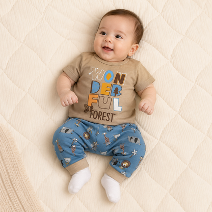 ⭕️ CONJUNTO 2 PIEZAS TONO CLARO WONDERFUL| MARA BABY (