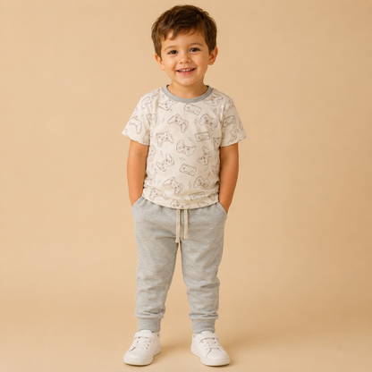 ⭕️ CONJUNTO 2 PIEZAS PIJAMA GAME | MARA BABY