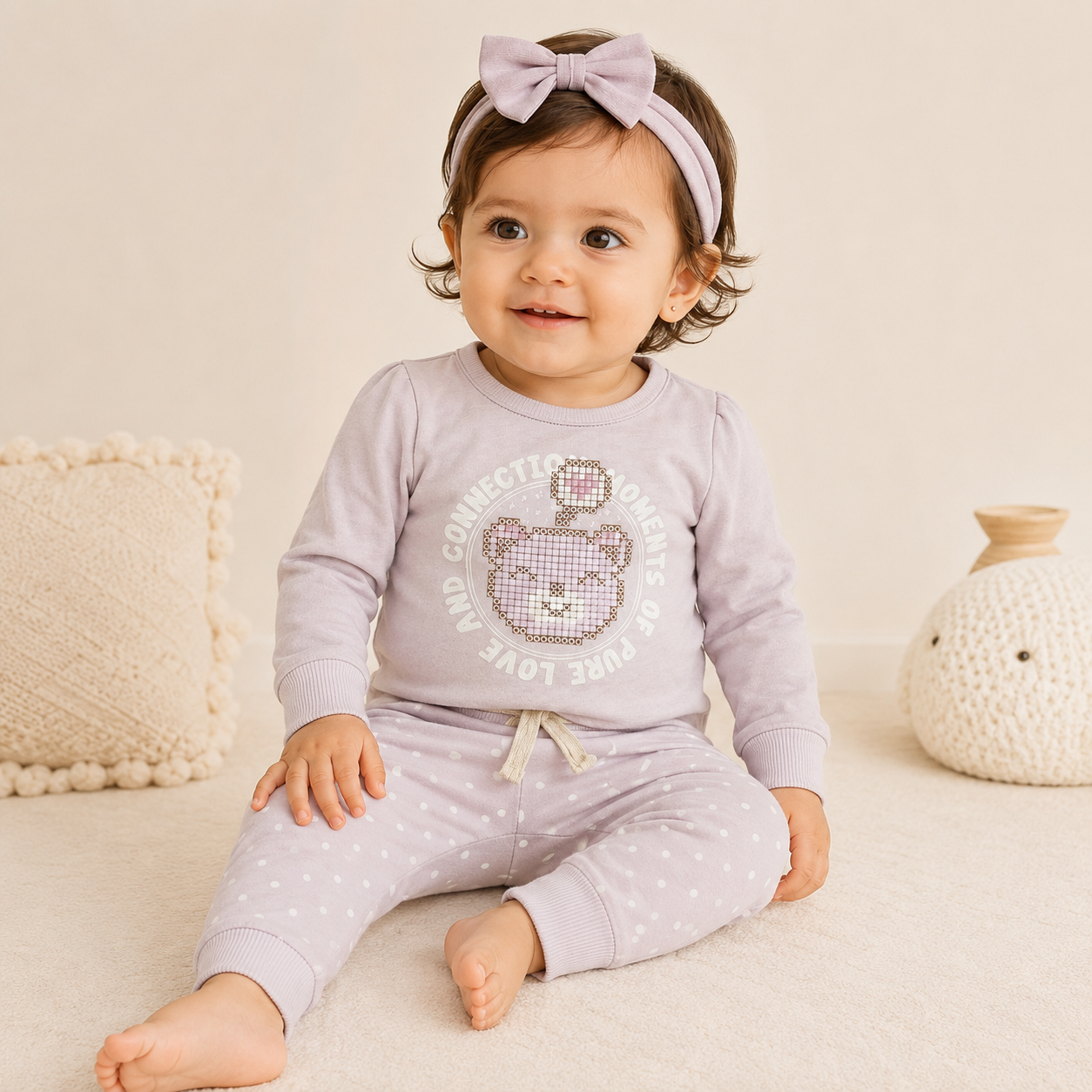 ⭕️ PIJAMA 2 PIEZAS LILA  |MARA BABY