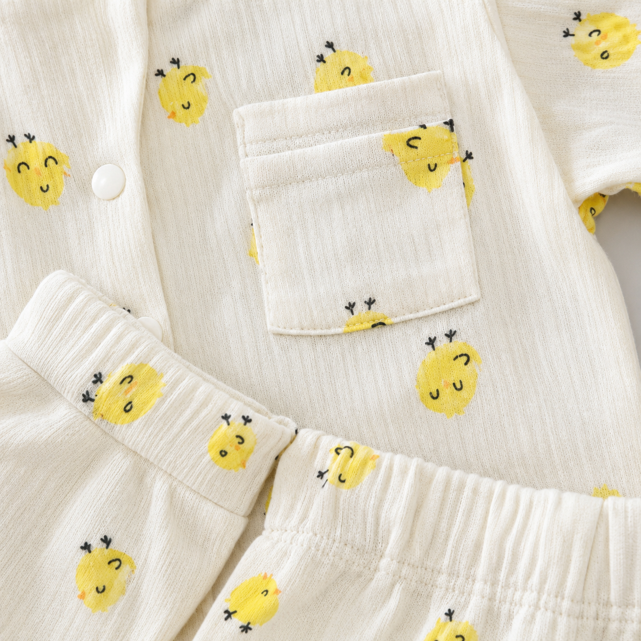 ⚪️ PIJAMA 2 PIEZAS POLLITOS  |MARA BABY