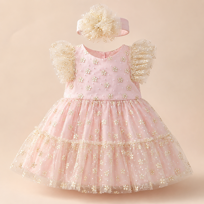⭕️ VESTIDO ROSA TUL | MARA BABY