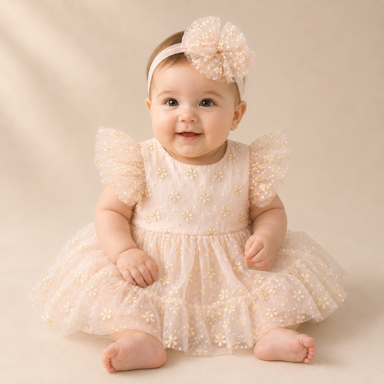⭕️ VESTIDO ROSA TUL | MARA BABY