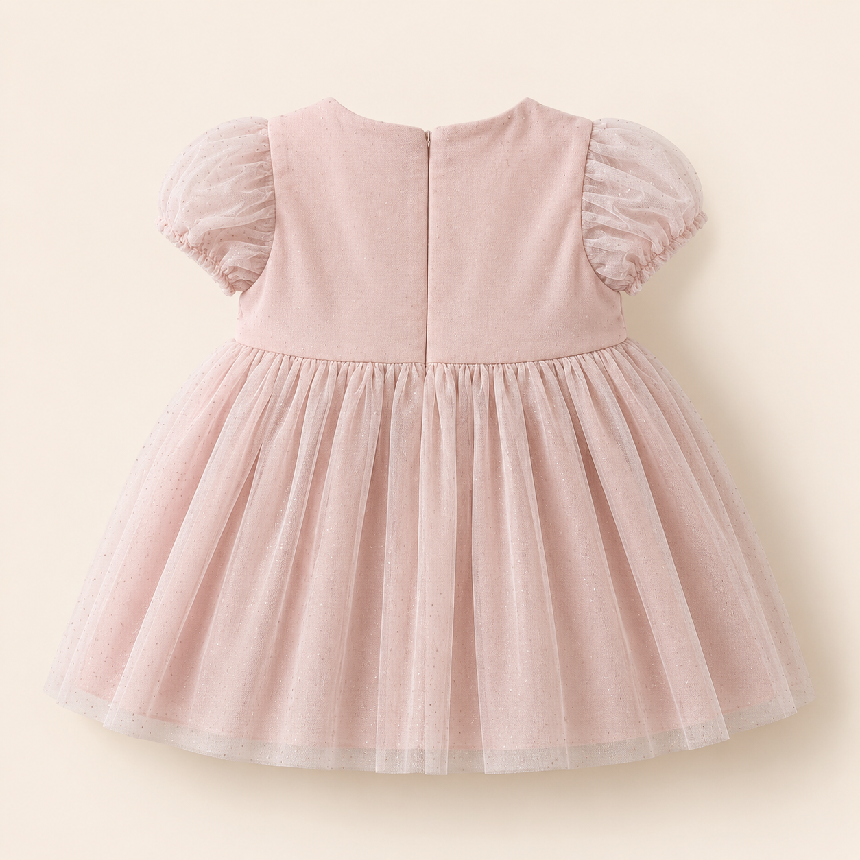 ⚪️ VESTIDO TUL SALMÓN MAYORAL | MARA BABY