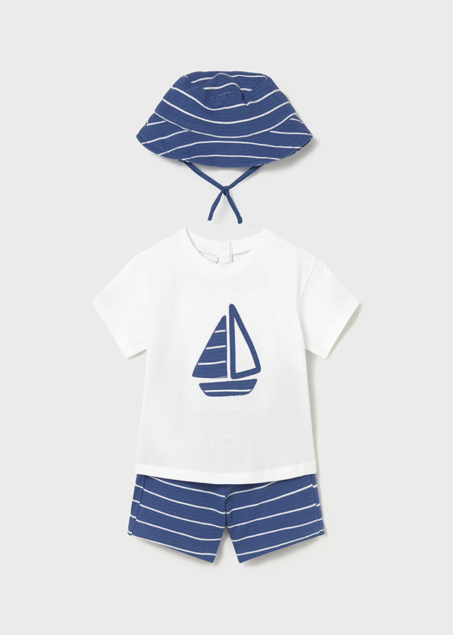 ⚪️ CONJUNTO 3 PIEZAS BARCO EUROPEO MAYORAL | MARA BABY