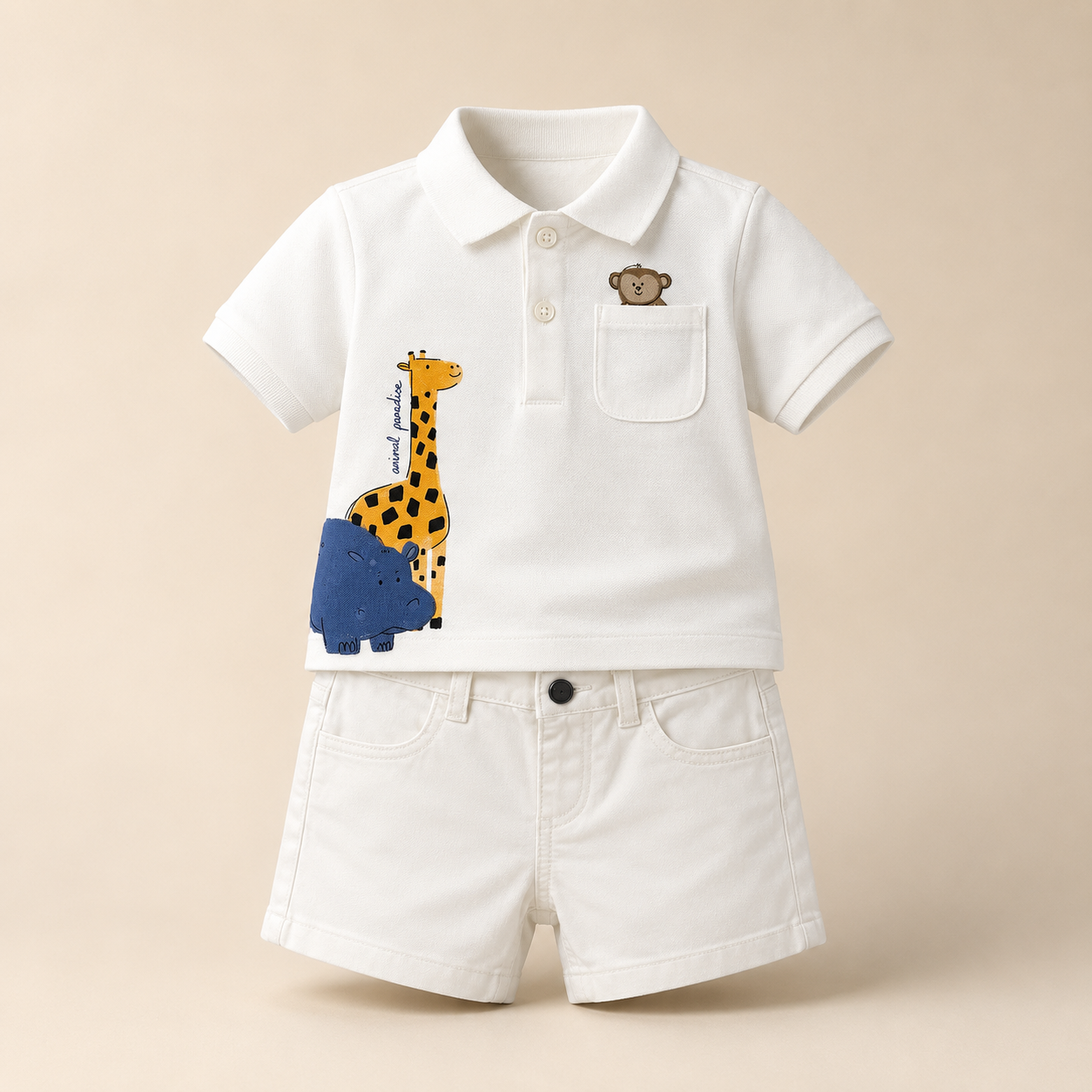 ⚪️ CONJUNTO 2 PIEZAS MAYORAL POLO Y BERMUDA
