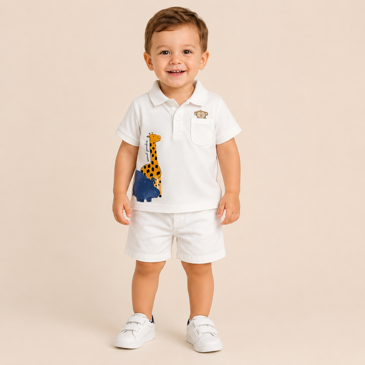 ⚪️ CONJUNTO 2 PIEZAS MAYORAL POLO Y BERMUDA