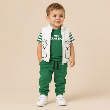 ⚪️ CONJUNTO 3 PIEZAS VERDE | MARA BABY