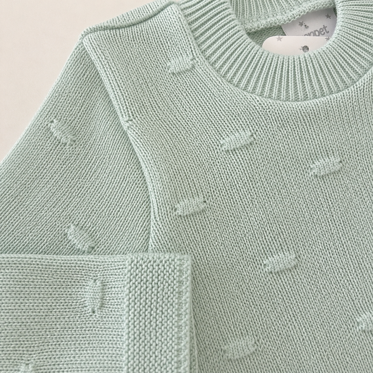 PRIMER DÍA TEJIDO REF. MORGAN- VERDE MENTA | MARA BABY