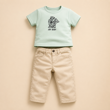 ⭕️ CONJUNTO 2 PIEZAS  DOG VERDE |MARA BABY