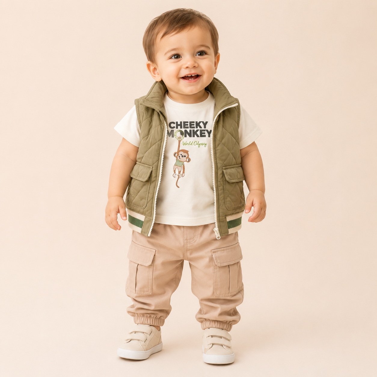 ⭕️ CONJUNTO 3 PIEZAS MONKEY | MARA BABY