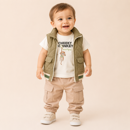 ⭕️ CONJUNTO 3 PIEZAS MONKEY | MARA BABY