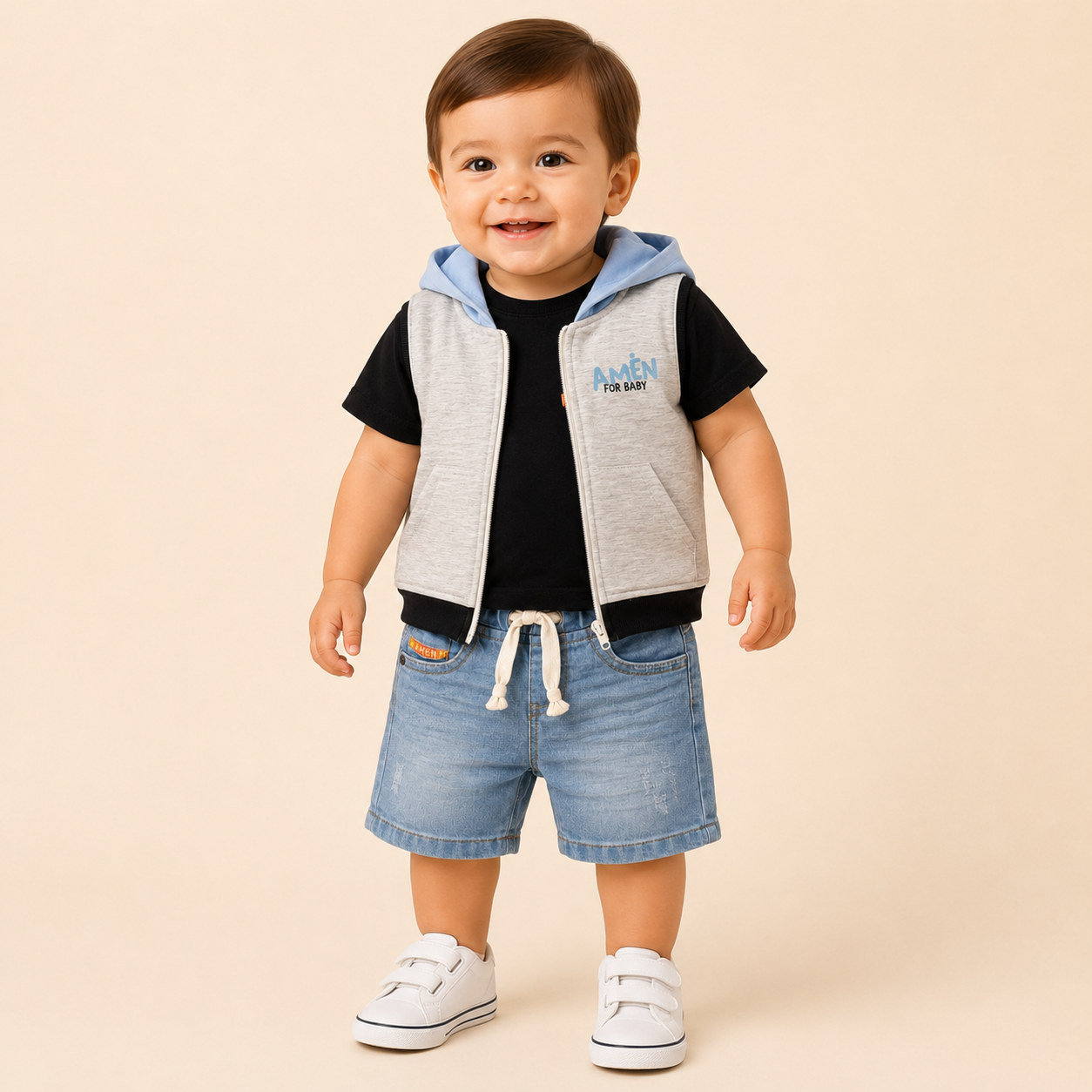 ⭕️ CONJUNTO 3 PIEZAS AMÉN | Mara baby